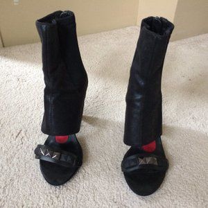 Diesel ankle high heel sandal booties